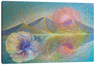 Morning Flowers Canvas Art Print - RO ArtUS