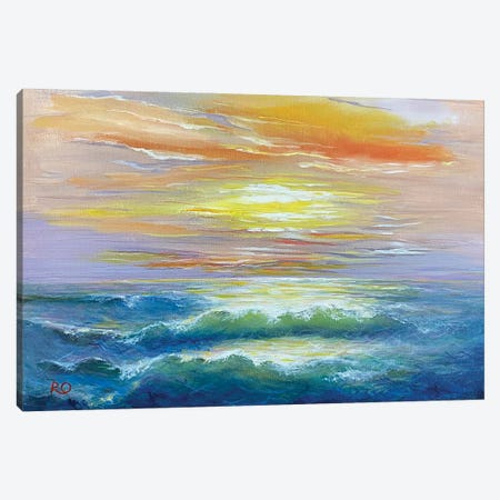 Rose Sea Canvas Print #ROU48} by RO ArtUS Canvas Artwork