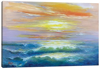 Rose Sea Canvas Art Print - RO ArtUS