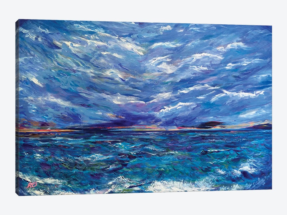 Sea Wind by RO ArtUS 1-piece Canvas Wall Art