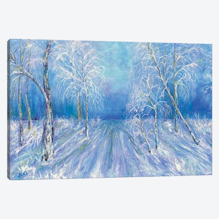 Snow March Canvas Print #ROU52} by RO ArtUS Canvas Art Print