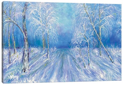 Snow March Canvas Art Print - RO ArtUS