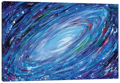 Space. Planet Birth. Canvas Art Print - RO ArtUS