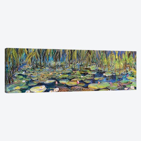 Summer Lake Canvas Print #ROU59} by RO ArtUS Canvas Print