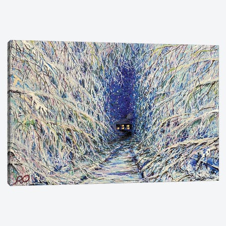 The Road To Your Beloved Home Canvas Print #ROU65} by RO ArtUS Canvas Art Print