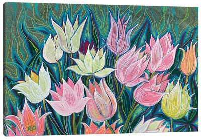 Tulips Canvas Art Print - RO ArtUS