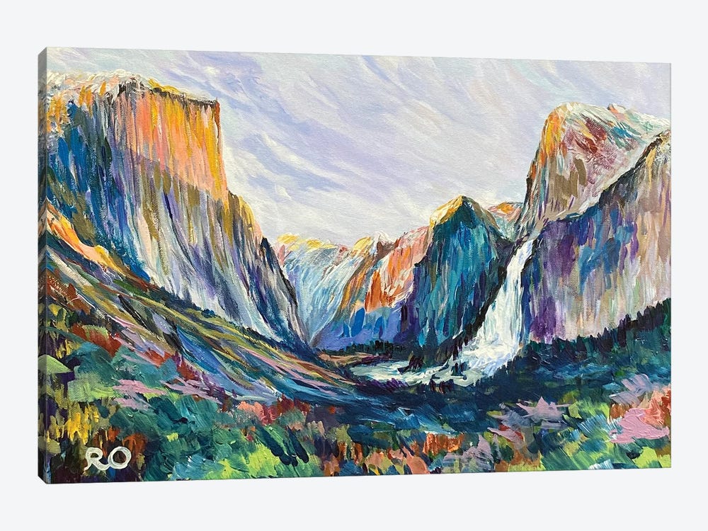 Yosemite California by RO ArtUS 1-piece Canvas Art
