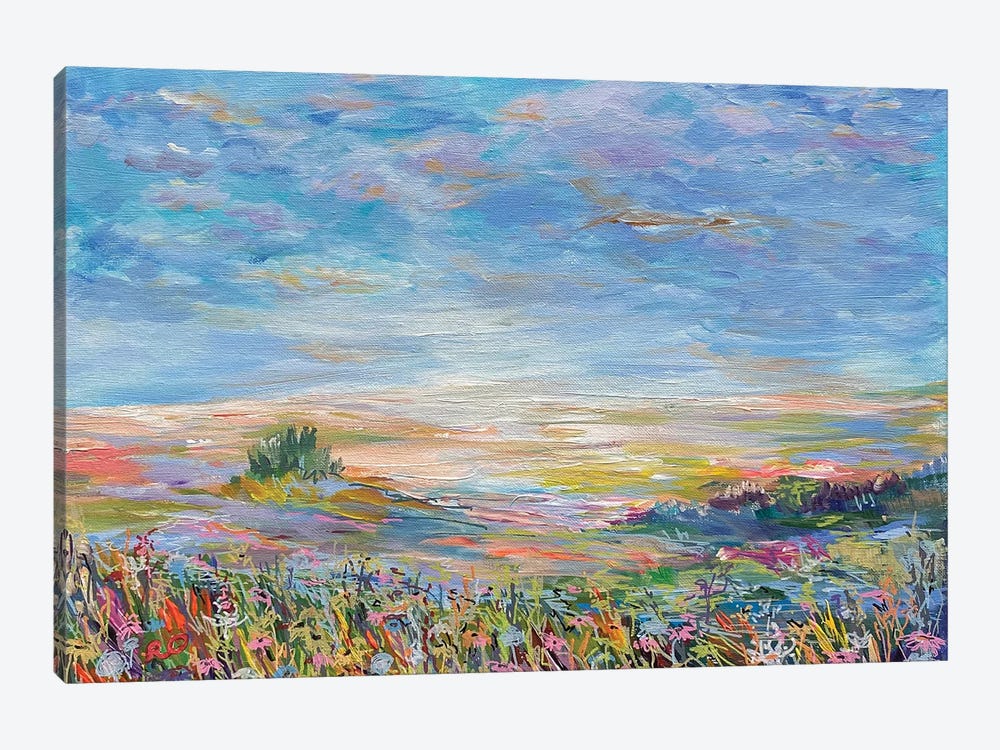Blooming Meadow by RO ArtUS 1-piece Art Print