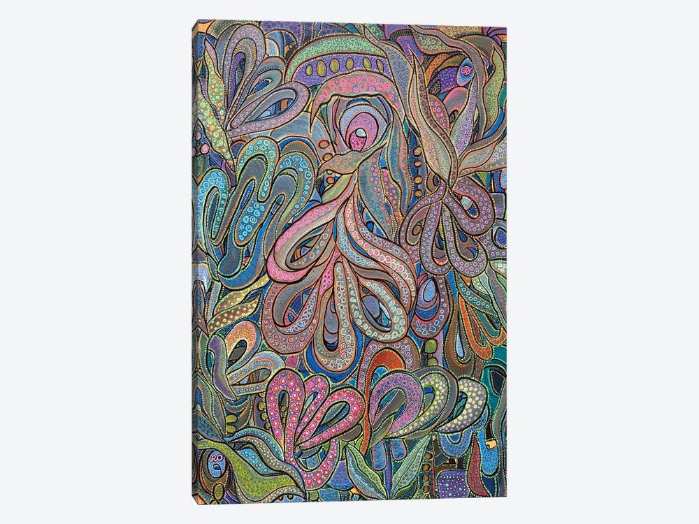 Octopus Party by RO ArtUS 1-piece Canvas Art Print