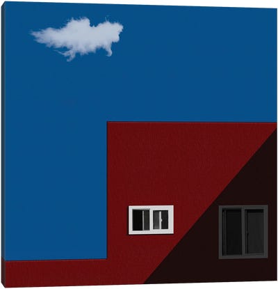 The Red House Canvas Art Print