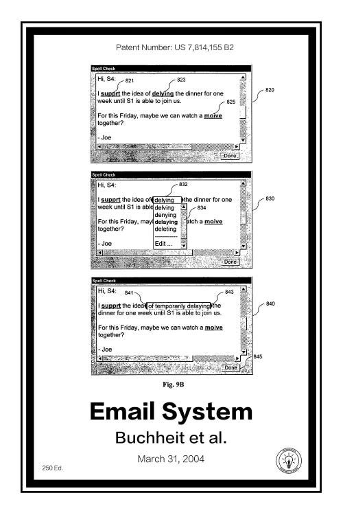 Gmail by Retro Patents wall art