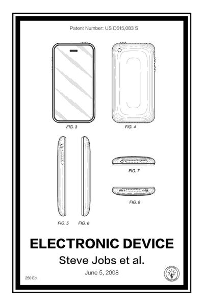 iPhone by Retro Patents canvas print