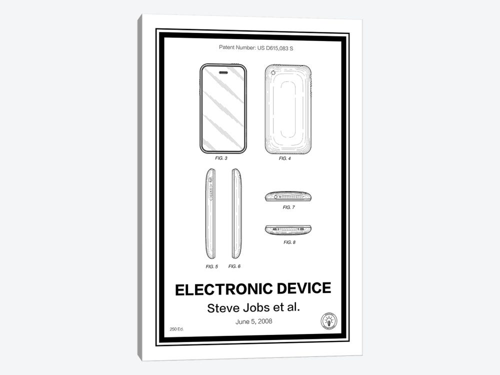 iPhone by Retro Patents 1-piece Canvas Art
