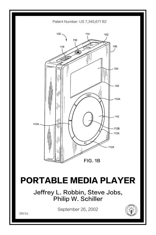 iPod by Retro Patents wall art