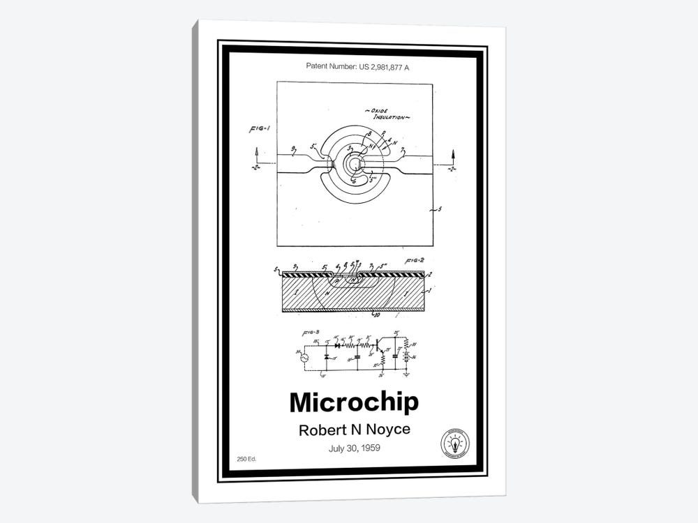 Microchip by Retro Patents 1-piece Canvas Art