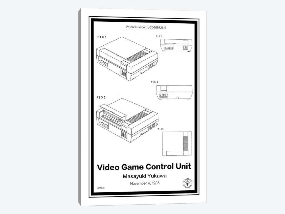 NES by Retro Patents 1-piece Canvas Art Print