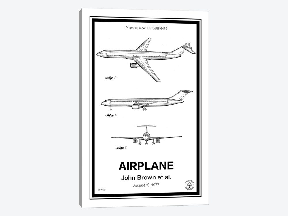 Airplane by Retro Patents 1-piece Art Print