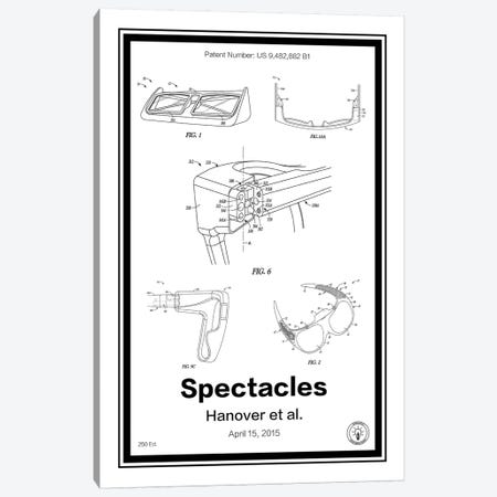 Snap Specatcles Canvas Print #RPA30} by Retro Patents Canvas Art