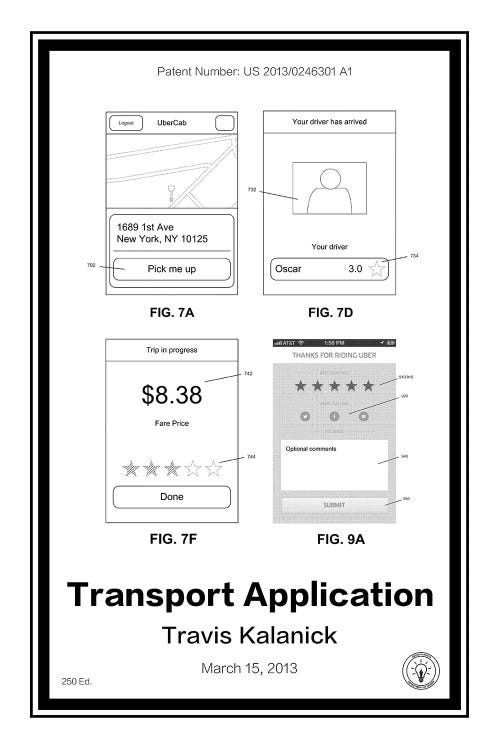 Uber by Retro Patents wall art
