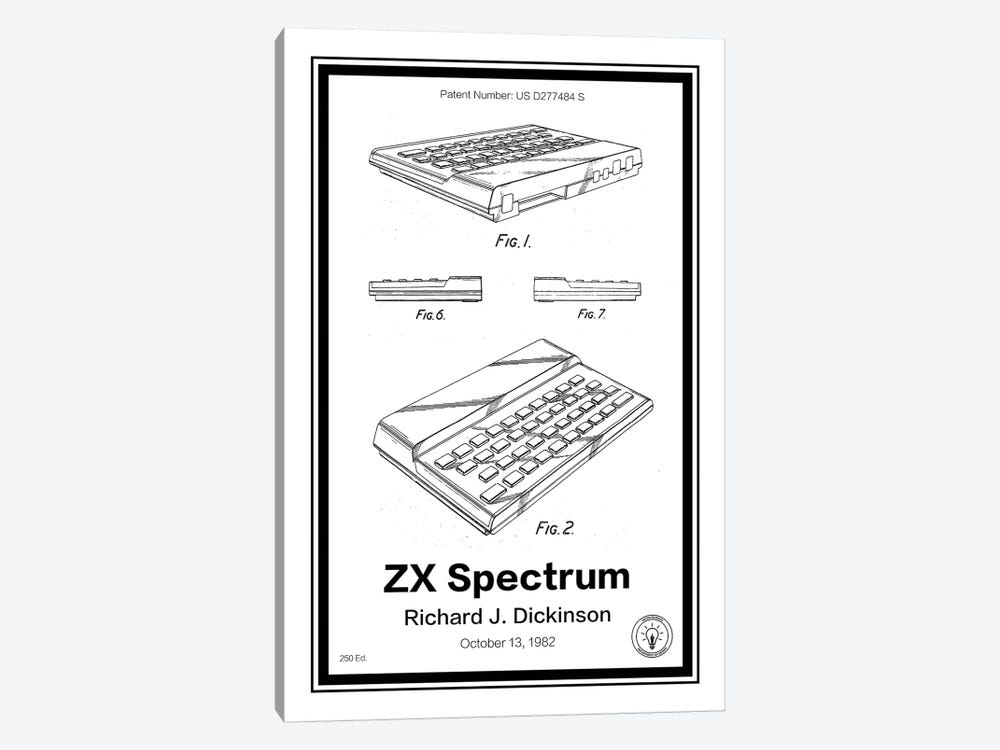 ZX Spectrum by Retro Patents 1-piece Canvas Wall Art