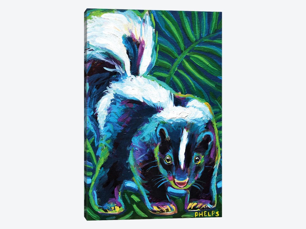Skunk by Robert Phelps 1-piece Canvas Print