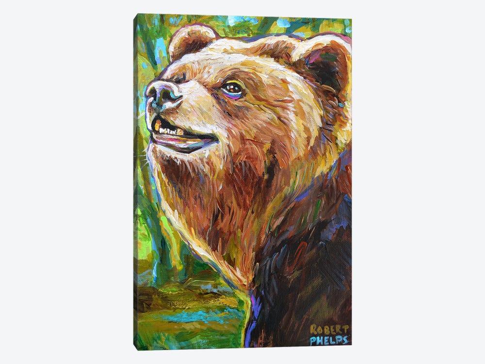 Brown Bear by Robert Phelps 1-piece Art Print