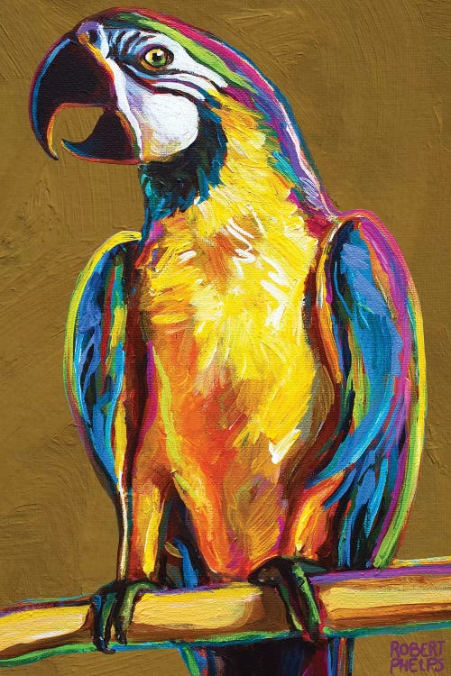 Parrot On Gold