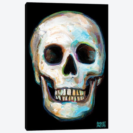 Skull Canvas Print #RPH214} by Robert Phelps Canvas Art