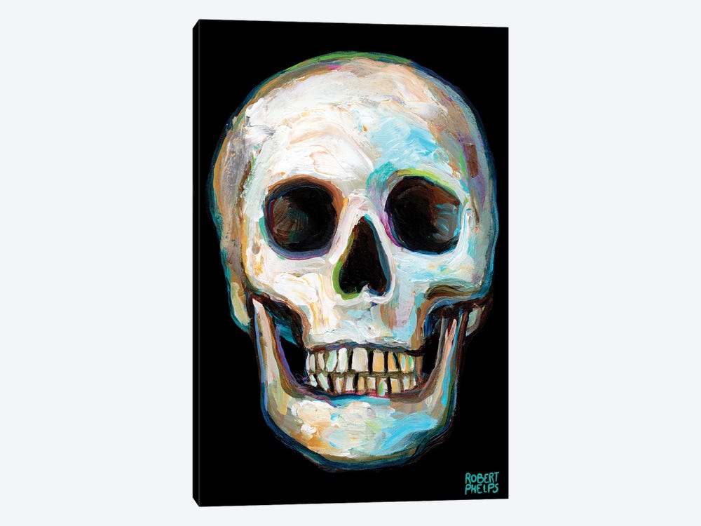 Skull by Robert Phelps 1-piece Canvas Art