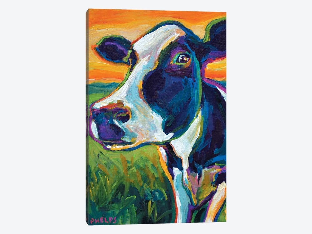 Cow by Robert Phelps 1-piece Canvas Print