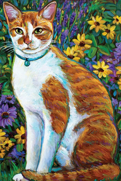 Buddy In The Garden by Robert Phelps wall art