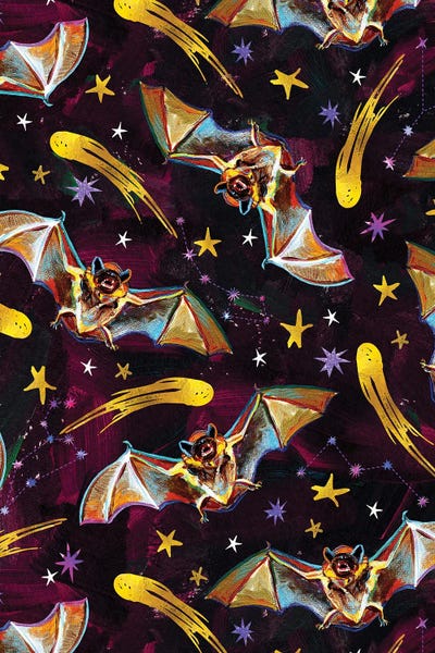 Bats: Vampire Bat Pattern II by Robert Phelps