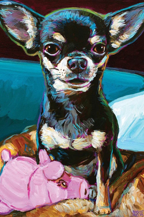 Bibbi The Toy Chihuahua by Robert Phelps wall art