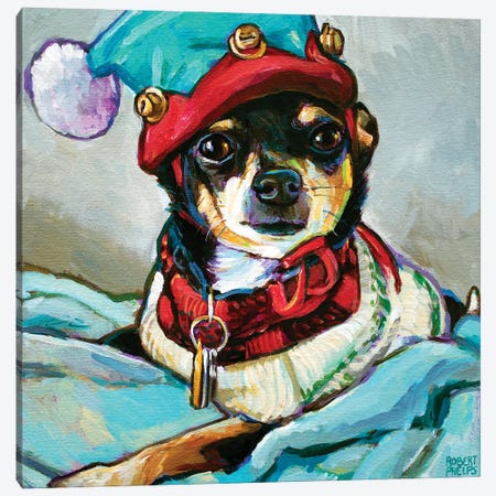Angel The Chihuahua I Canvas Print #RPH272} by Robert Phelps Canvas Print