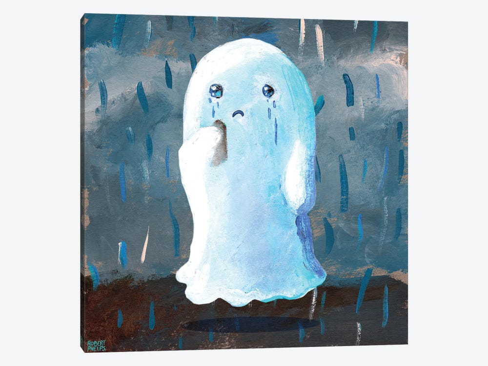 Crying Ghost by Robert Phelps 1-piece Art Print