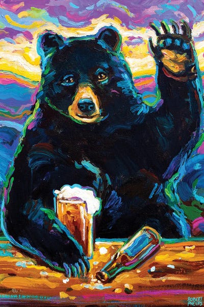 Robert Phelps: Beer Bear by Robert Phelps