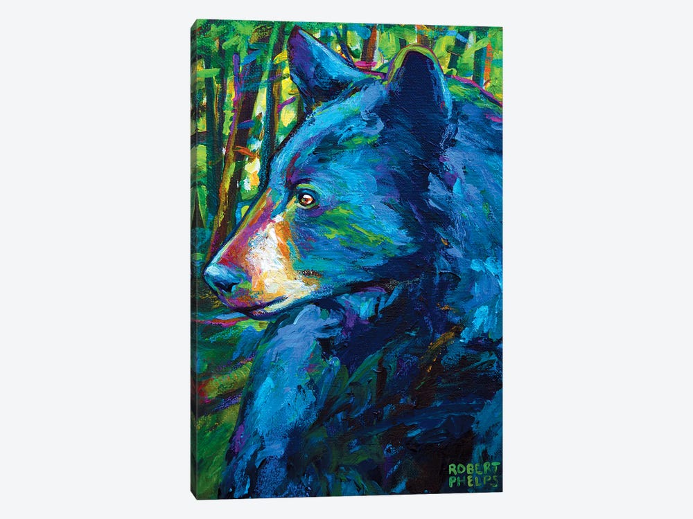 Forestbear by Robert Phelps 1-piece Canvas Print