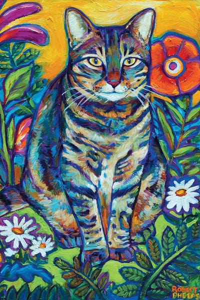 Tabbies: Garden Cat by Robert Phelps