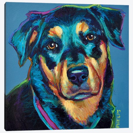 Rottweiler Canvas Print #RPH59} by Robert Phelps Art Print
