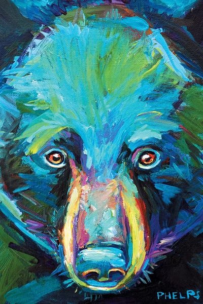Spirit Bear by Robert Phelps framed canvas print