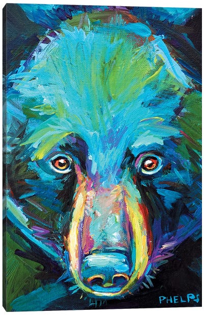 Spirit Bear Canvas Art Print - Robert Phelps