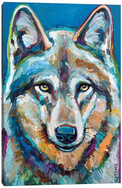 Spirit Wolf Canvas Art Print - Wolf Art