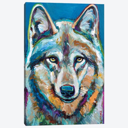 Spirit Wolf Canvas Print #RPH69} by Robert Phelps Canvas Artwork