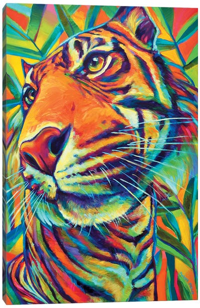 Tiger Canvas Art Print - Chromatic Kingdom