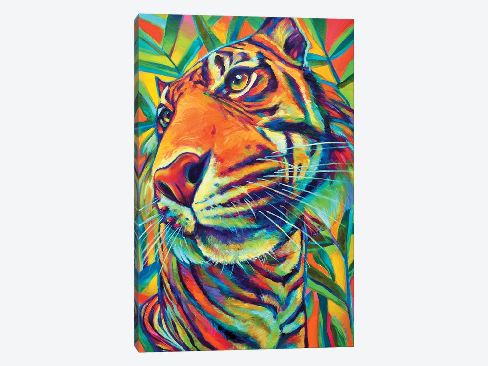 Tiger by Robert Phelps 1-piece Canvas Art Print