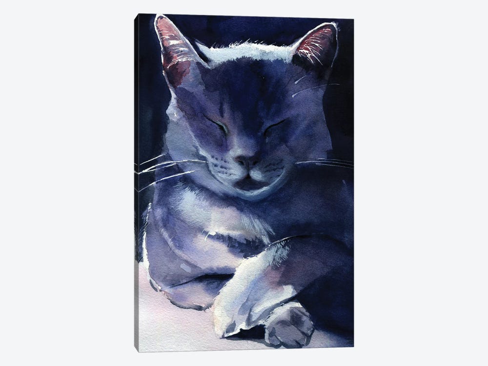 Russian Blue by Rachel Parker 1-piece Canvas Art