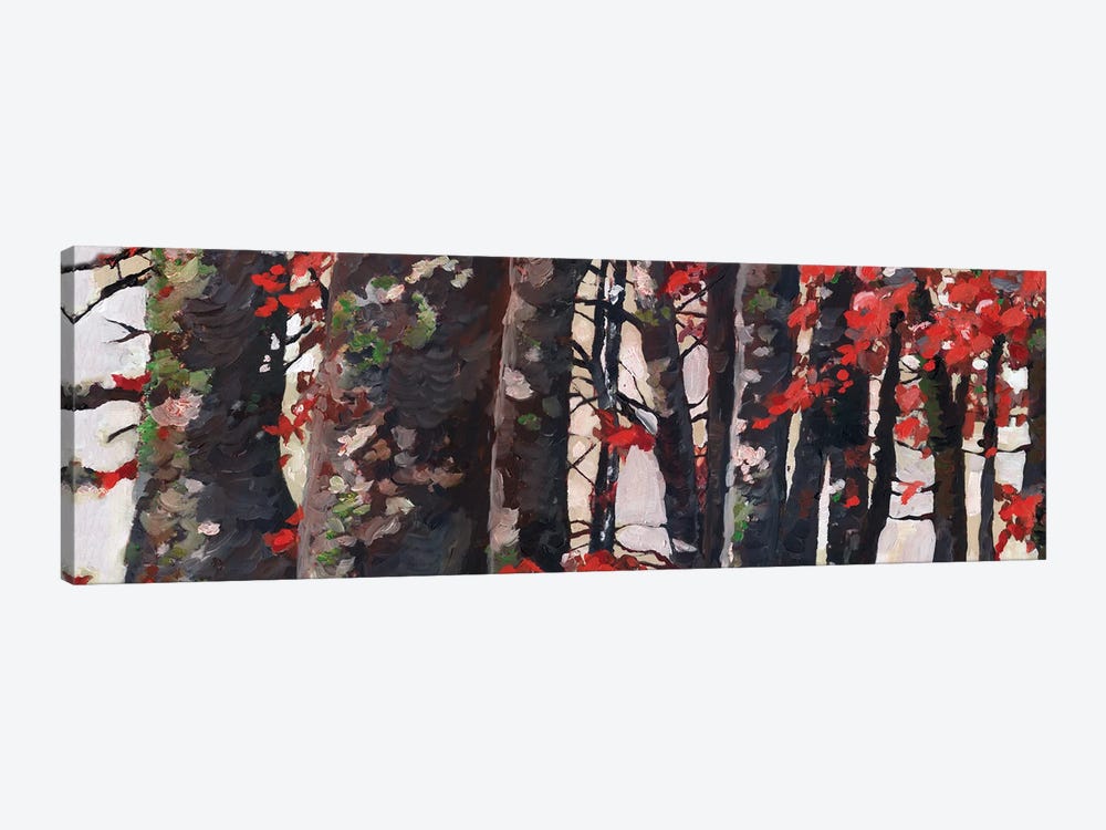 Red Leaves by Rachel Parker 1-piece Canvas Art