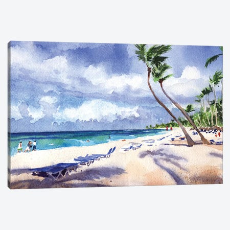 Caribbean Cool Canvas Print #RPK84} by Rachel Parker Canvas Art