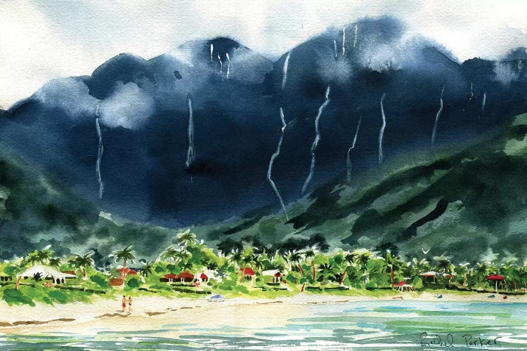 Hanalei Bay by Rachel Parker wall art