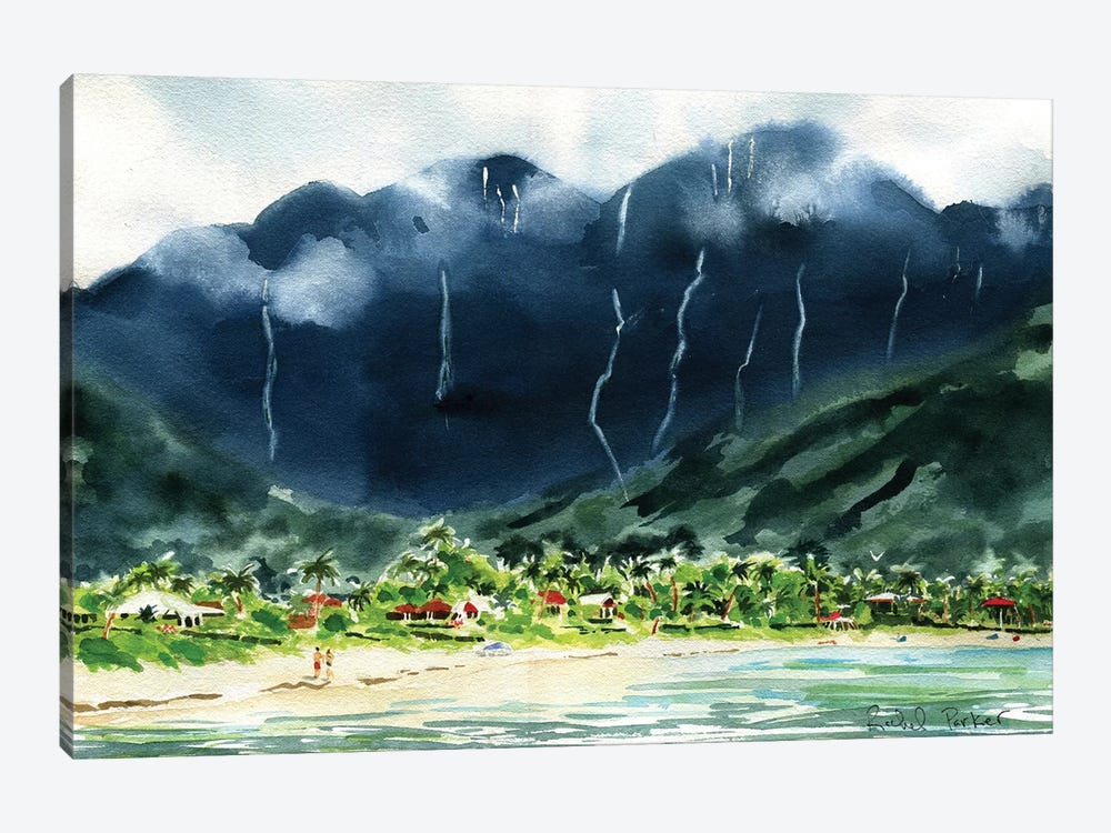 Hanalei Bay by Rachel Parker 1-piece Canvas Print